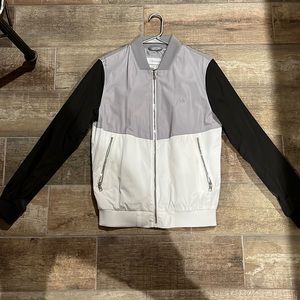 Calvin Klein Color Blocked Flight Jacket